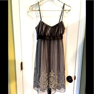 🌼 NWOT Teeze Me dress Black & Gray Size Small